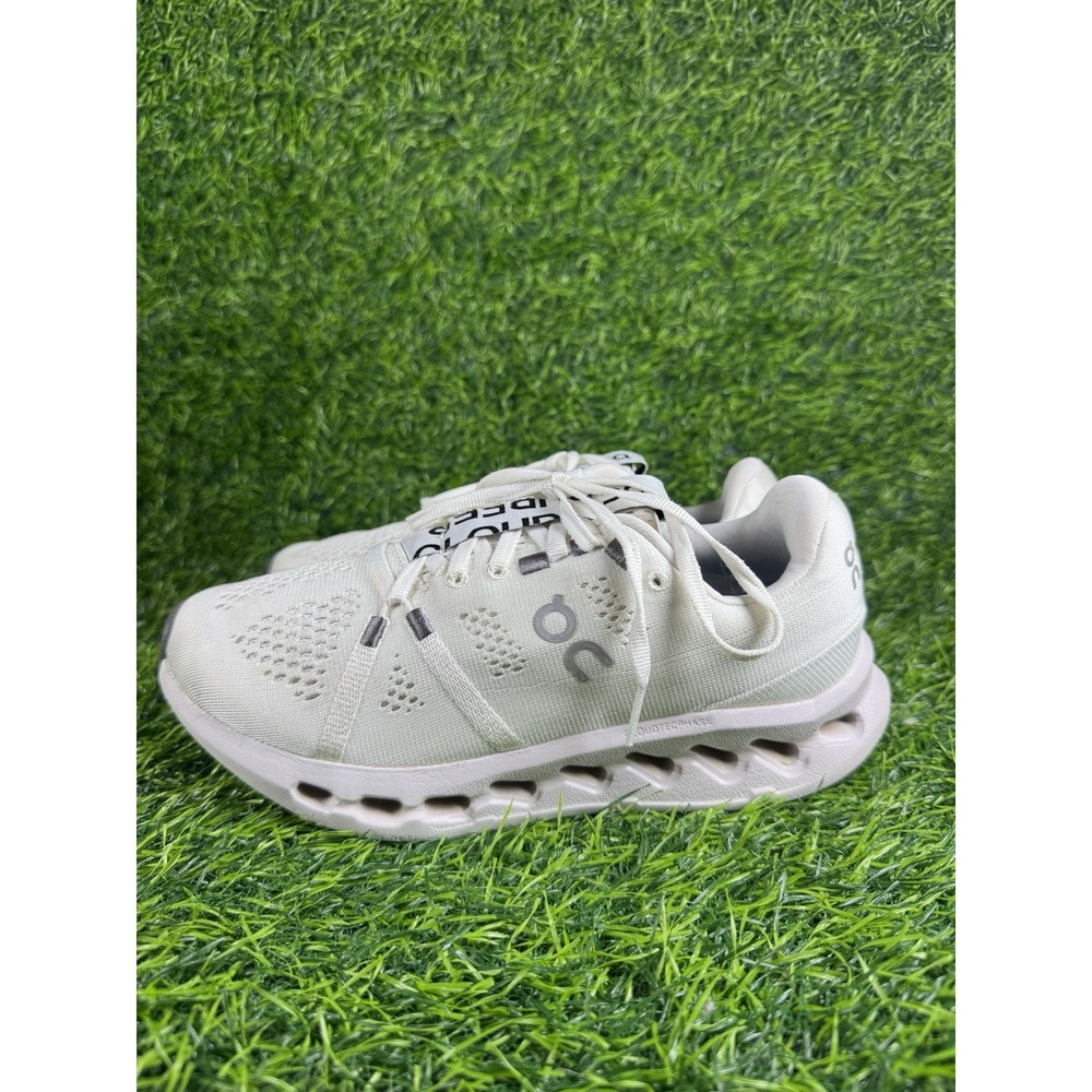 On Cloudsurfer Womens 6.5 White Frost Athletic Running Sneakers 3WD10440664